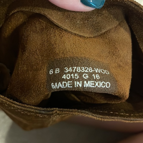 Frye Boots Brown Suede 6M EUC - Picture 8 of 8